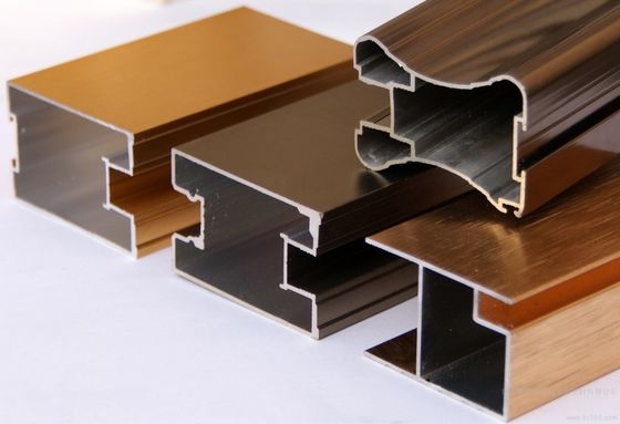 Houten Overdracht 4mm ISO-de Uitdrijvingsprofielen van het Normaluminium